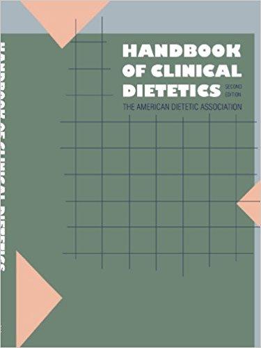 Book Handbook of Clinical Dietetics free