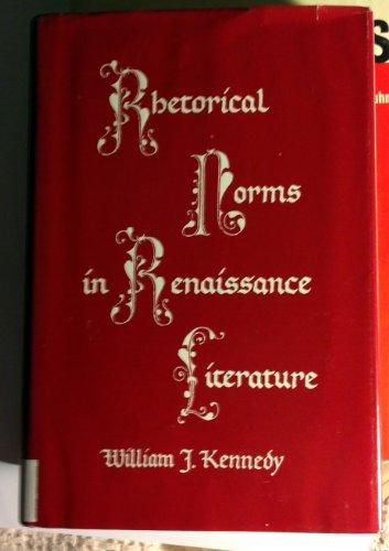Book Rhetorical norms in Renaissance literature free
