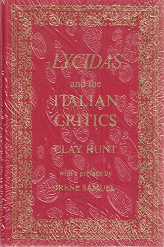 Book Lycidas and the Italian Critics free