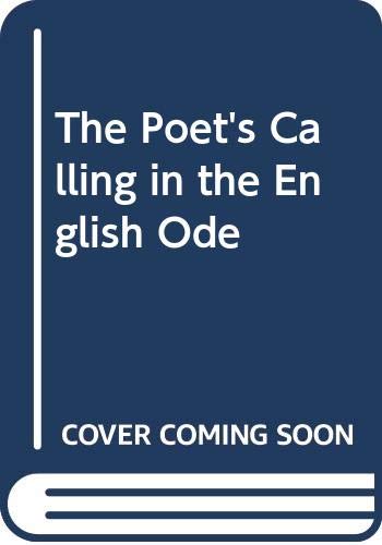 Book The Poet's Calling in the English Ode free