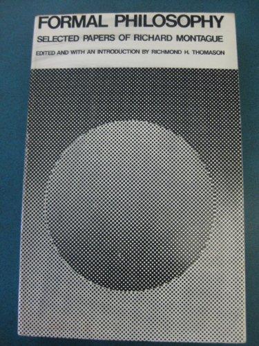 Book Formal Philosophy; Selected Papers free