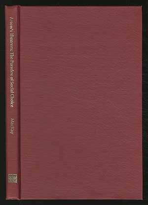 Book Arrow's Theorem - The Paradox of Social Choice: A Case Study in the Philosophy of Economics free