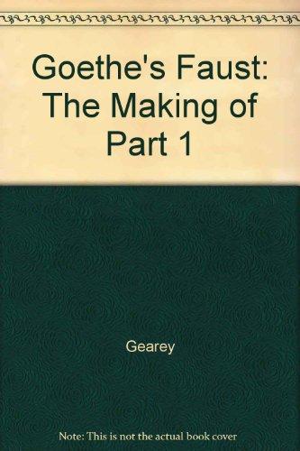 Book Goethe's Faust: The Making Of Part I free