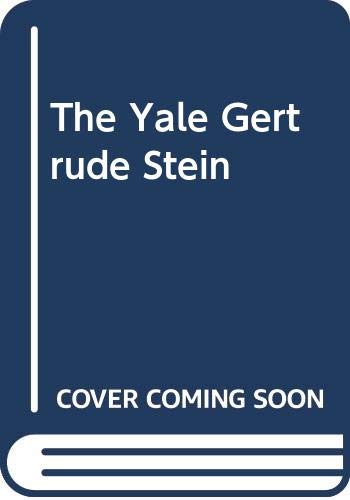 Book The Yale Gertrude Stein free