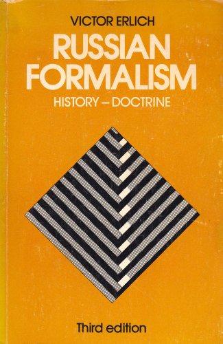 Book Russian Formalism: History and Doctrine free