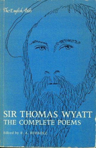 Book Sir Thomas Wyatt, the Complete Poems (English Poets) free
