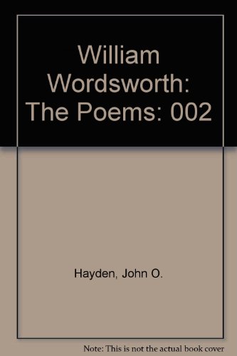 Book William Wordsworth: The Poems, Vol. 2 (English Poets) free