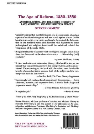 Book The Age of Reform, 1250-1550: An Intellectual and Religious History of Late Medieval and Reformation Europe free