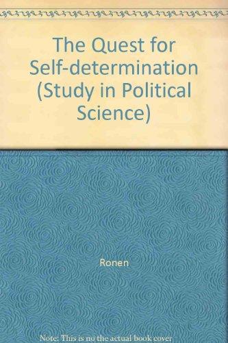 Book Quest For Self-determination (study In Political Science) free