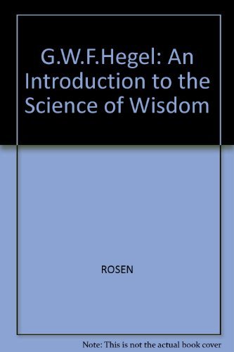 Book G. W. F. Hegel: An Introduction To Science free