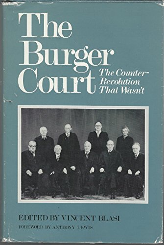 Book Burger Court: The Counter-Revolution That Wasn't free