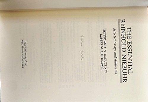 Book The essential Reinhold Niebuhr: Selected essays and addresses free