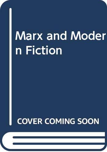 Book Marx and Modern Fiction free