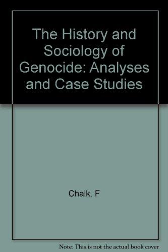 Book The History and Sociology of Genocide: Analyses and Case Studies free