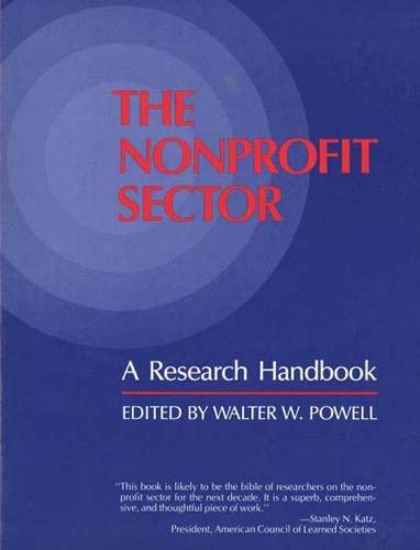 Book The Nonprofit Sector: A Research Handbook free