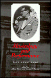 Book Musicology and Performance free