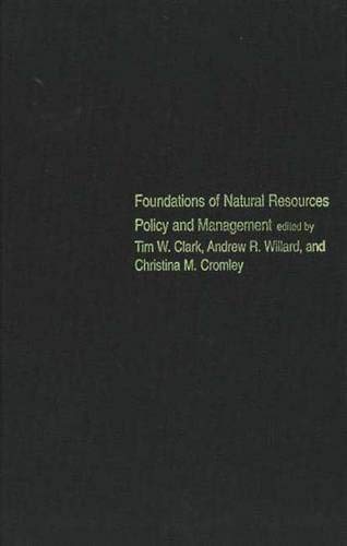 Book Foundations of Natural Resources Policy and Management free