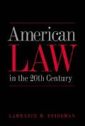 Book American Law in the 20th Century free