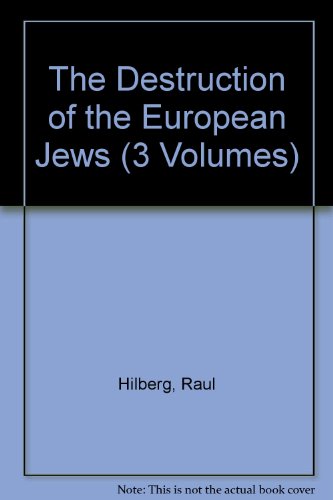 Book The Destruction of the European Jews (3 Volumes) free