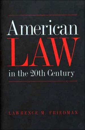 Book American Law in the Twentieth Century free