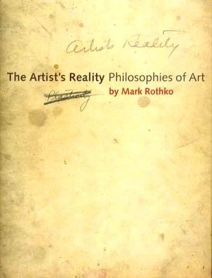 Book The Artist's Reality: Philosophies of Art free