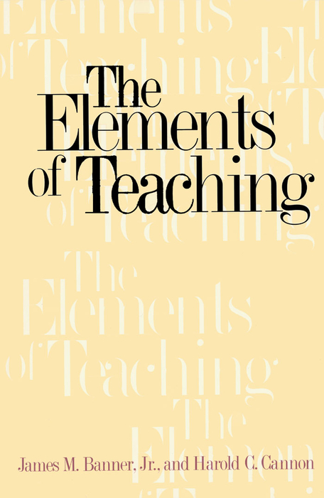 Book The Elements of Teaching free