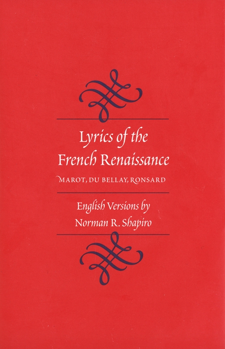 Book Lyrics of the French Renaissance free