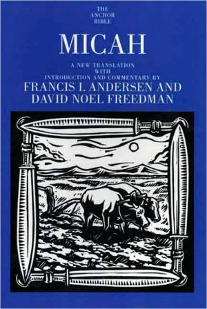 Book Micah (The Anchor Yale Bible Commentaries) free