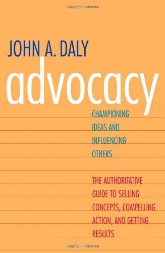 Book Advocacy: Championing Ideas and Influencing Others free