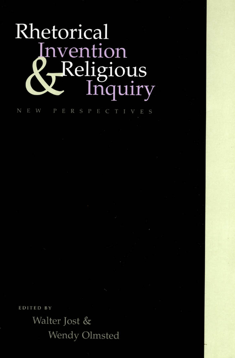 Book Rhetorical Invention and Religious Inquiry free