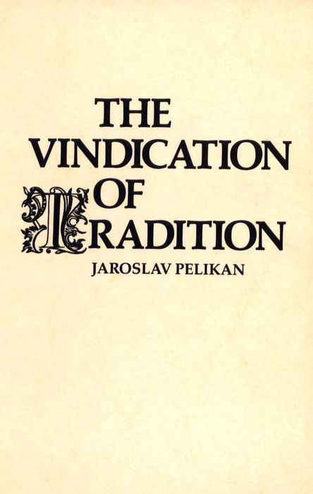 Book The Vindication of Tradition free