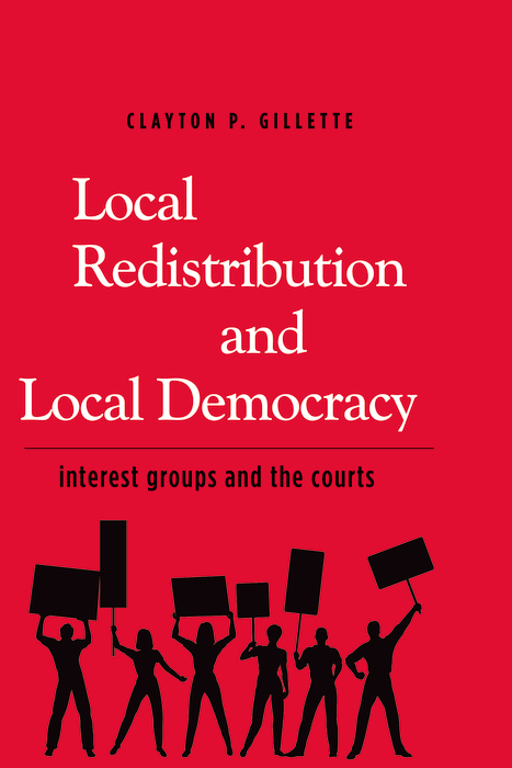 Book Local Redistribution and Local Democracy: Interest Groups and the Courts free