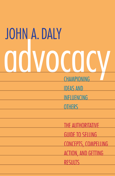 Book Advocacy: Championing Ideas and Influencing Others free