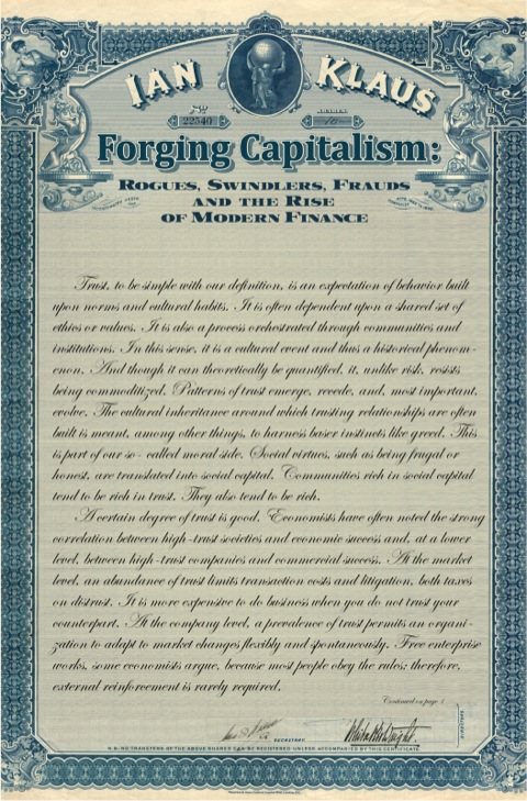 Book Forging Capitalism: Rogues, Swindlers, Frauds, and the Rise of Modern Finance (Yale Series in Economic and Financial History) free