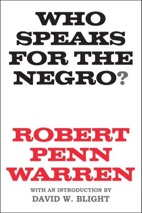 Book Who Speaks for the Negro? free