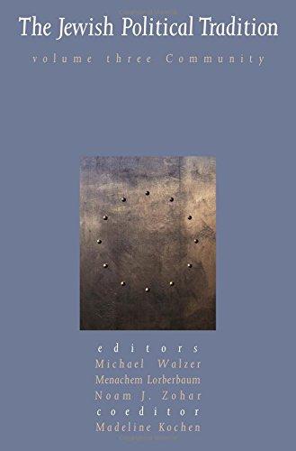 Book The Jewish Political Tradition: Volume III: Community free