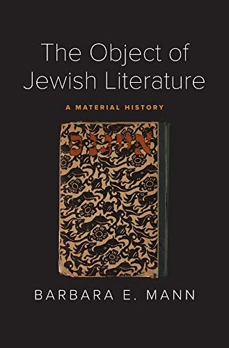 Book The Object of Jewish Literature: A Material History free