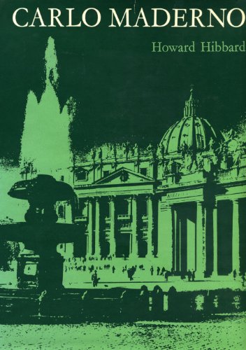 Book Carlo Maderno And Roman Architecture, 1580-1630 (study In Architecture) free