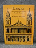 Book Laugier: And Eighteenth-Century French Theory free