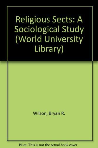 Book Religious sects: A sociological study (World university library) free