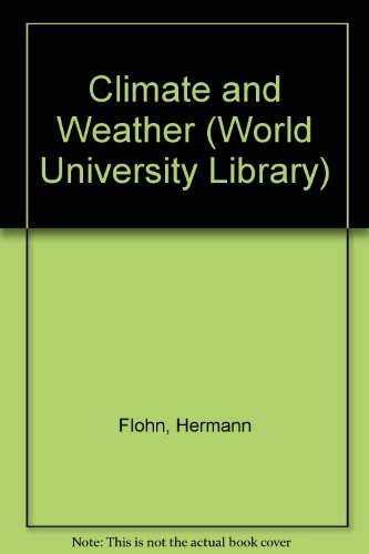 Book Climate and Weather (World University Library) free