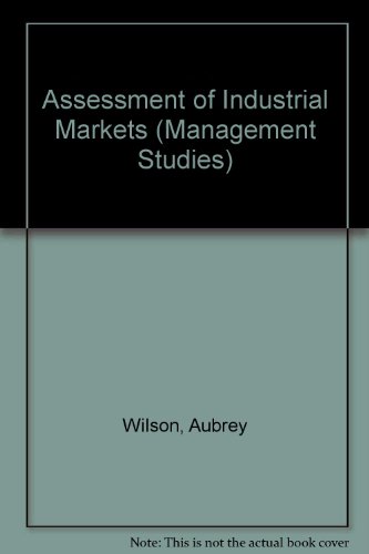 Book Assessment of Industrial Markets (Management Studies) free