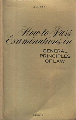 Book How To Pass Examinations In General Principles Of Law free