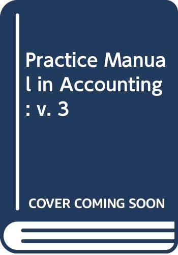 Book Practice Manual in Accounting: v. 3 free