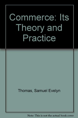 Book Commerce: Its Theory And Practice free