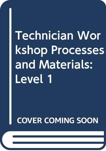 Book Technician Workshop Processes And Materials: Level 1 free