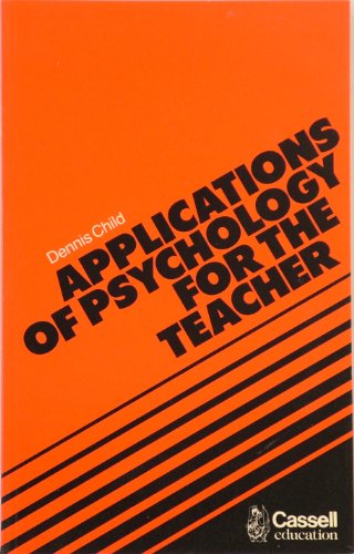 Book Applications of Psychology for the Teacher free