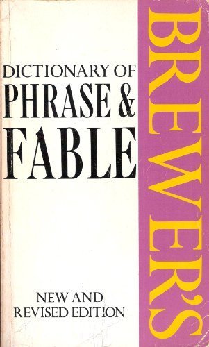 Book Brewer's Dictionary of Phrase & Fable free