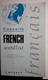 Book Cassell's French Wordlist (cassell's Wordlist Series) (english And French Edition) free