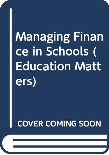 Book Managing Finance In Schools (education Matters) free